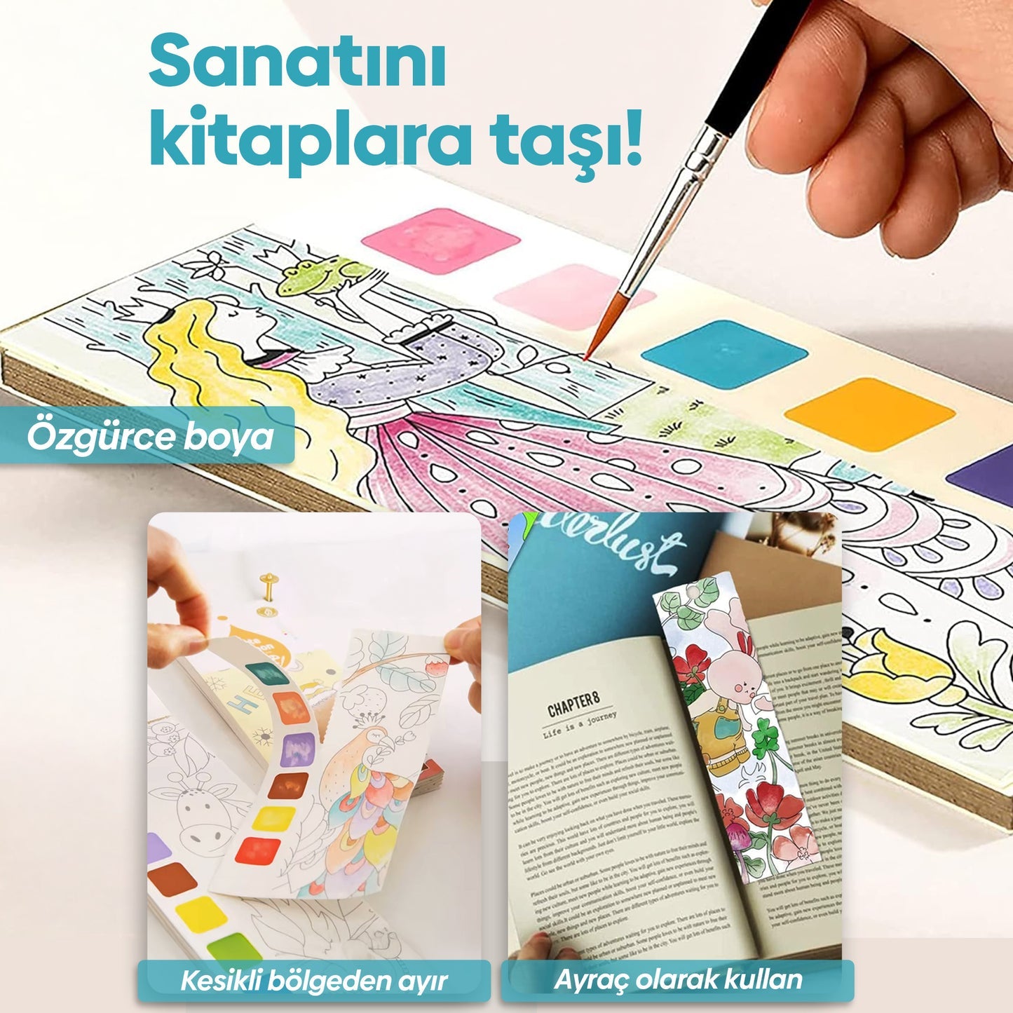 Colorino Kolay Boyama Seti - Fırça Hediyeli