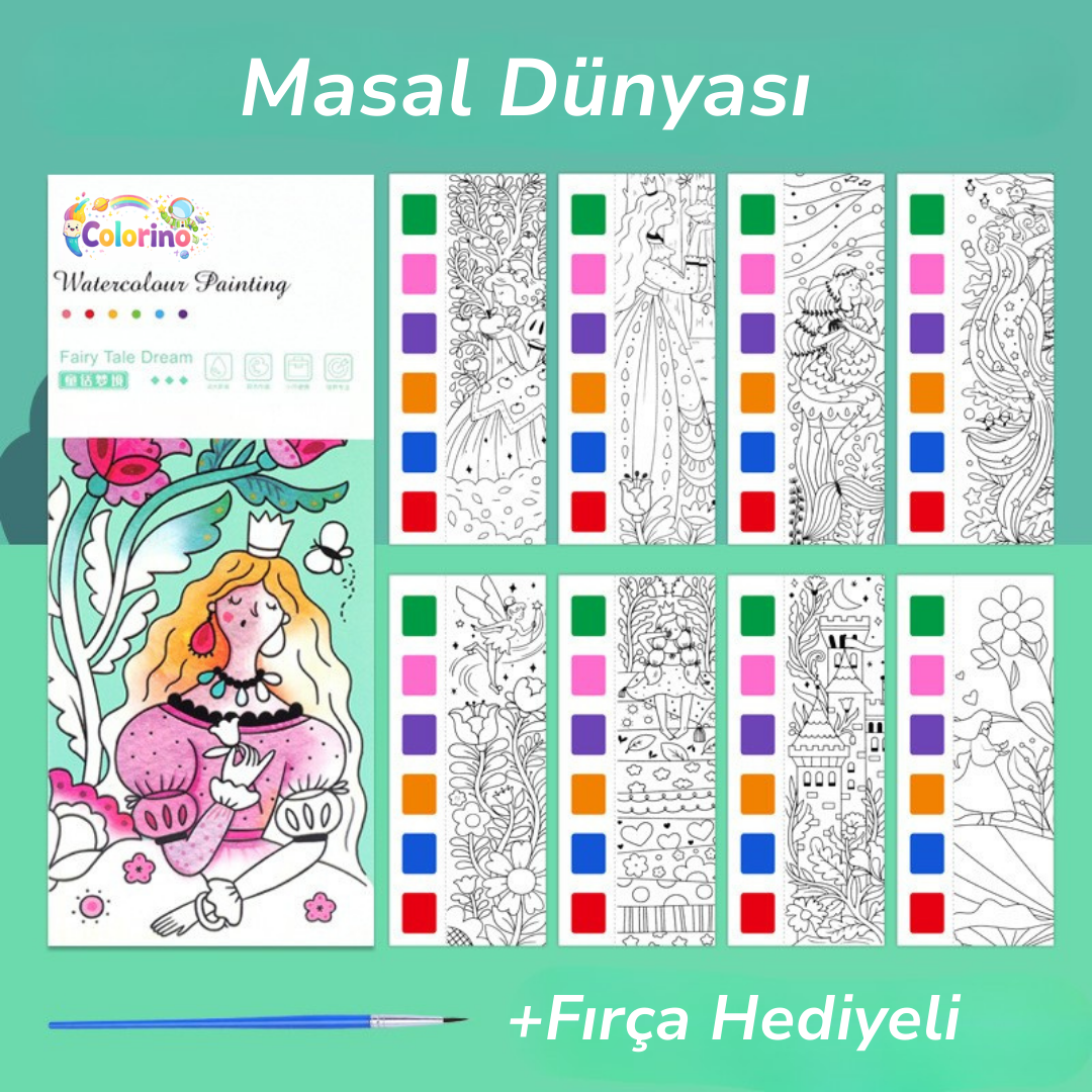 Colorino Kolay Boyama Seti - Fırça Hediyeli
